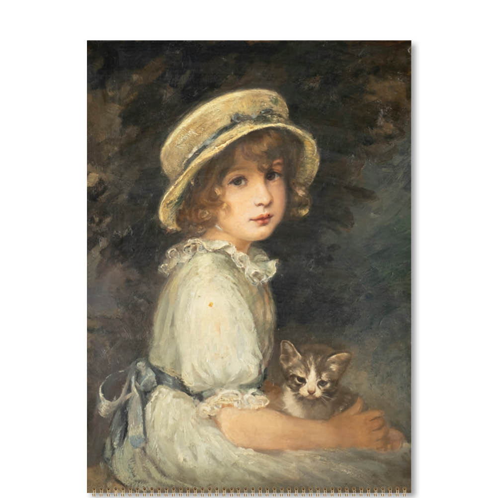 2026 Women with Cats - Deluxe Wall Calendar