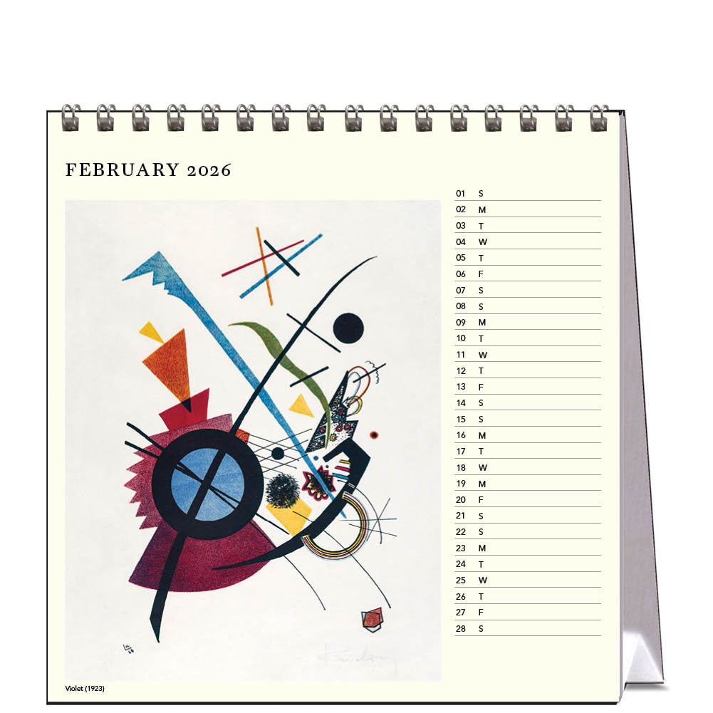 2026 Kandinsky - Desk Easel Calendar