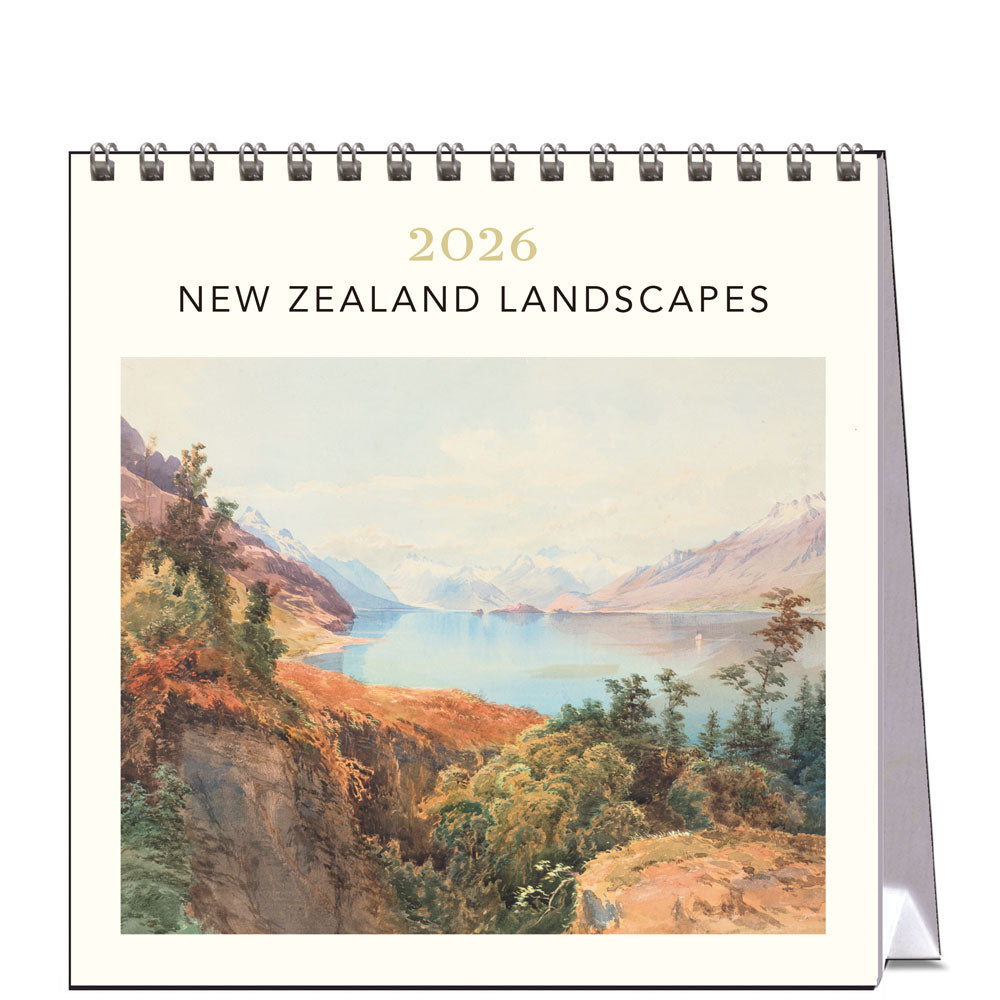 2026 New Zealand Landscapes - Desk Easel Calendar