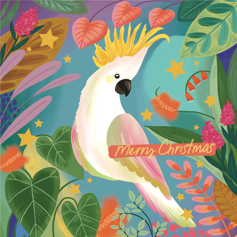 RSPCA - Cockatoo - 10 Charity Christmas Cards Pack