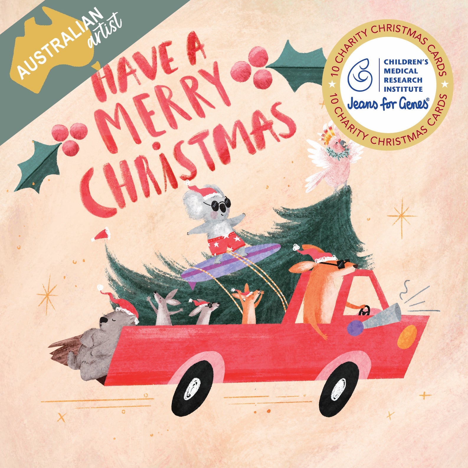 CMRI - Christmas Ride - 10 Charity Christmas Cards Pack