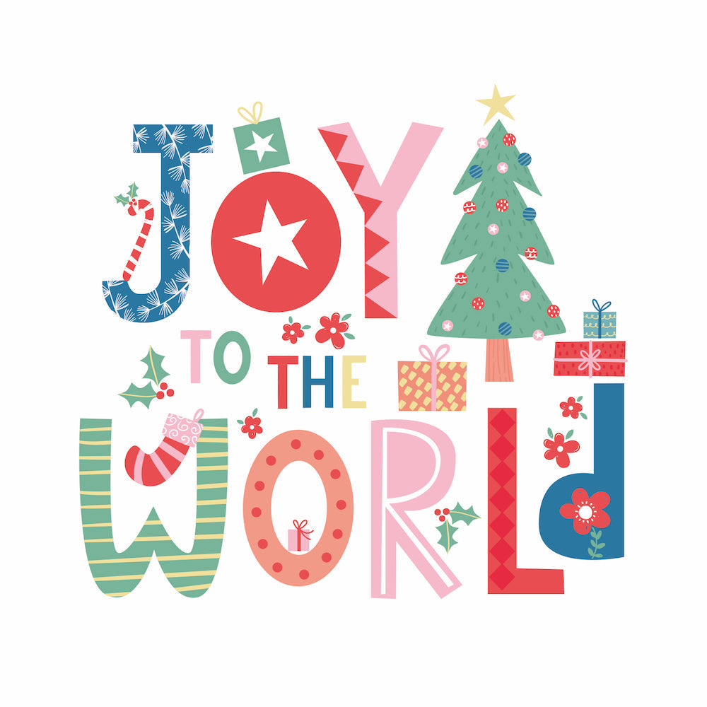 CMRI - Joy To The World - 10 Charity Christmas Cards Pack