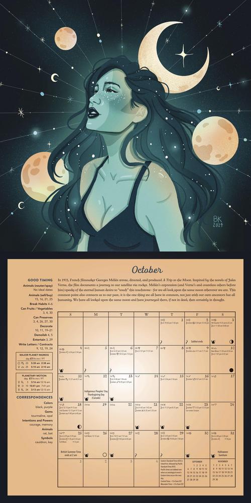 2026 Llewellyn's Magical Moon - Square Wall Calendar