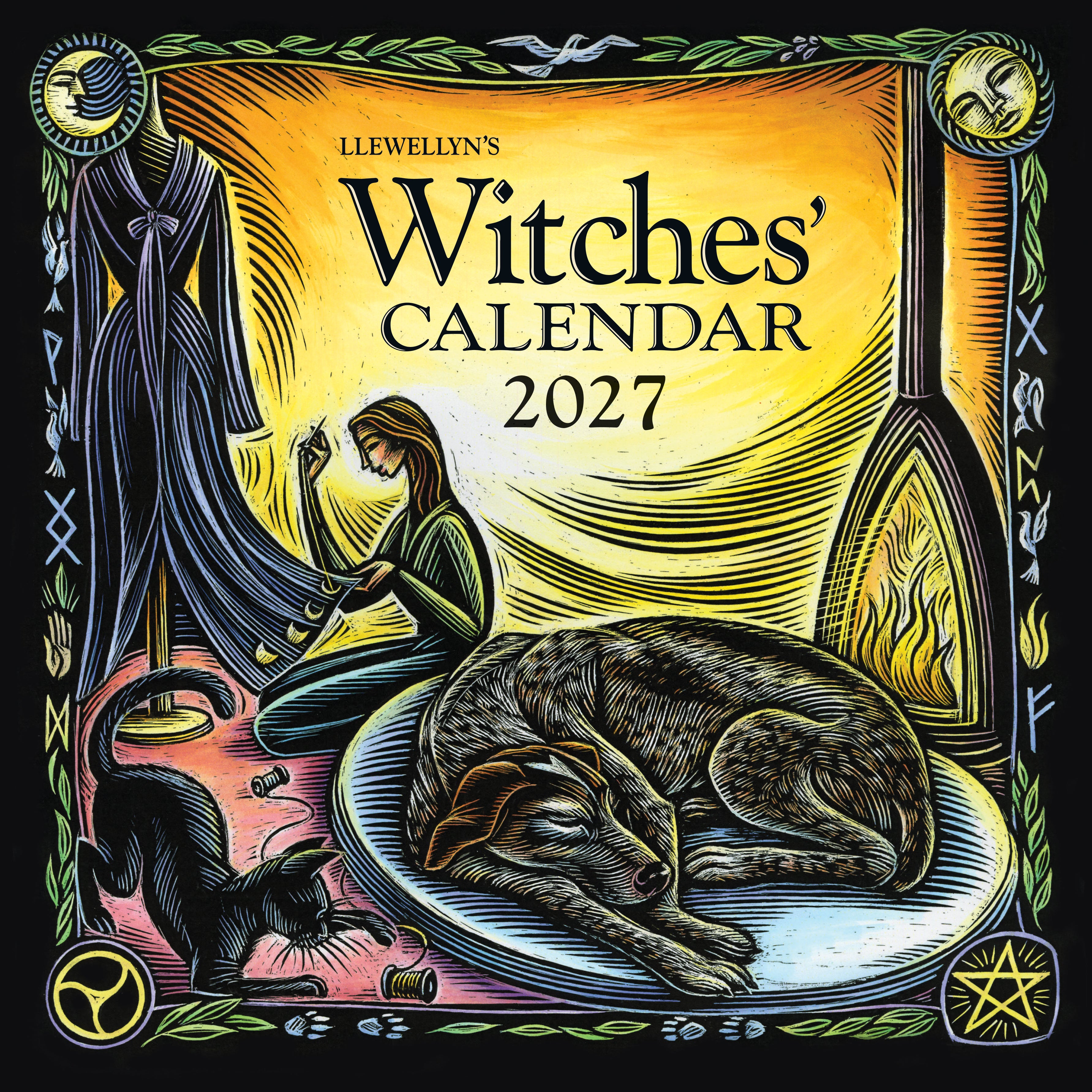 2027 Llewellyn's Witches' - Square Wall Calendar