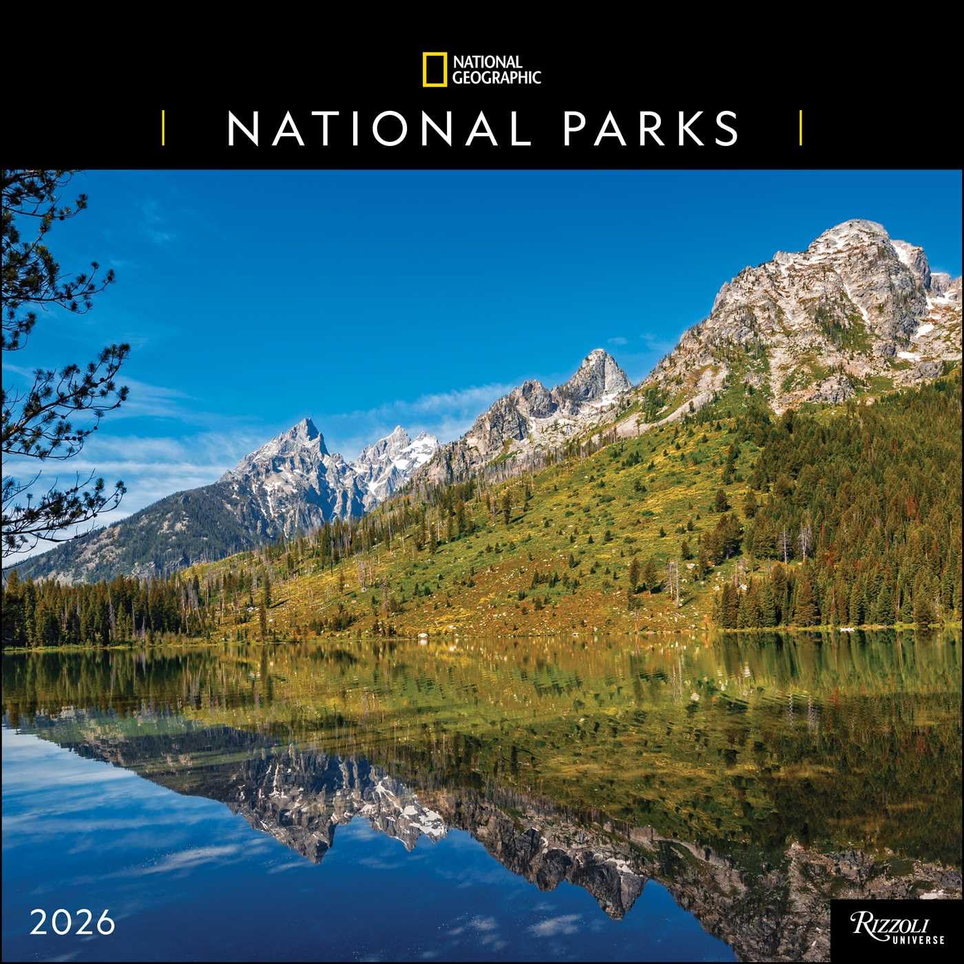 2026 National Parks: National Geographic - Square Wall Calendar