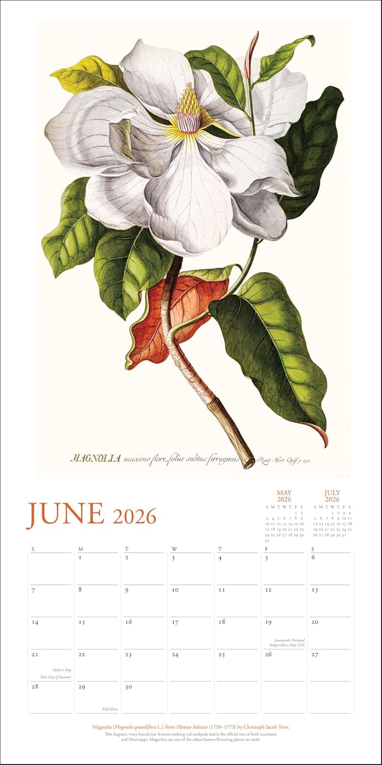 2026 New York Botanical Garden - Square Wall Calendar
