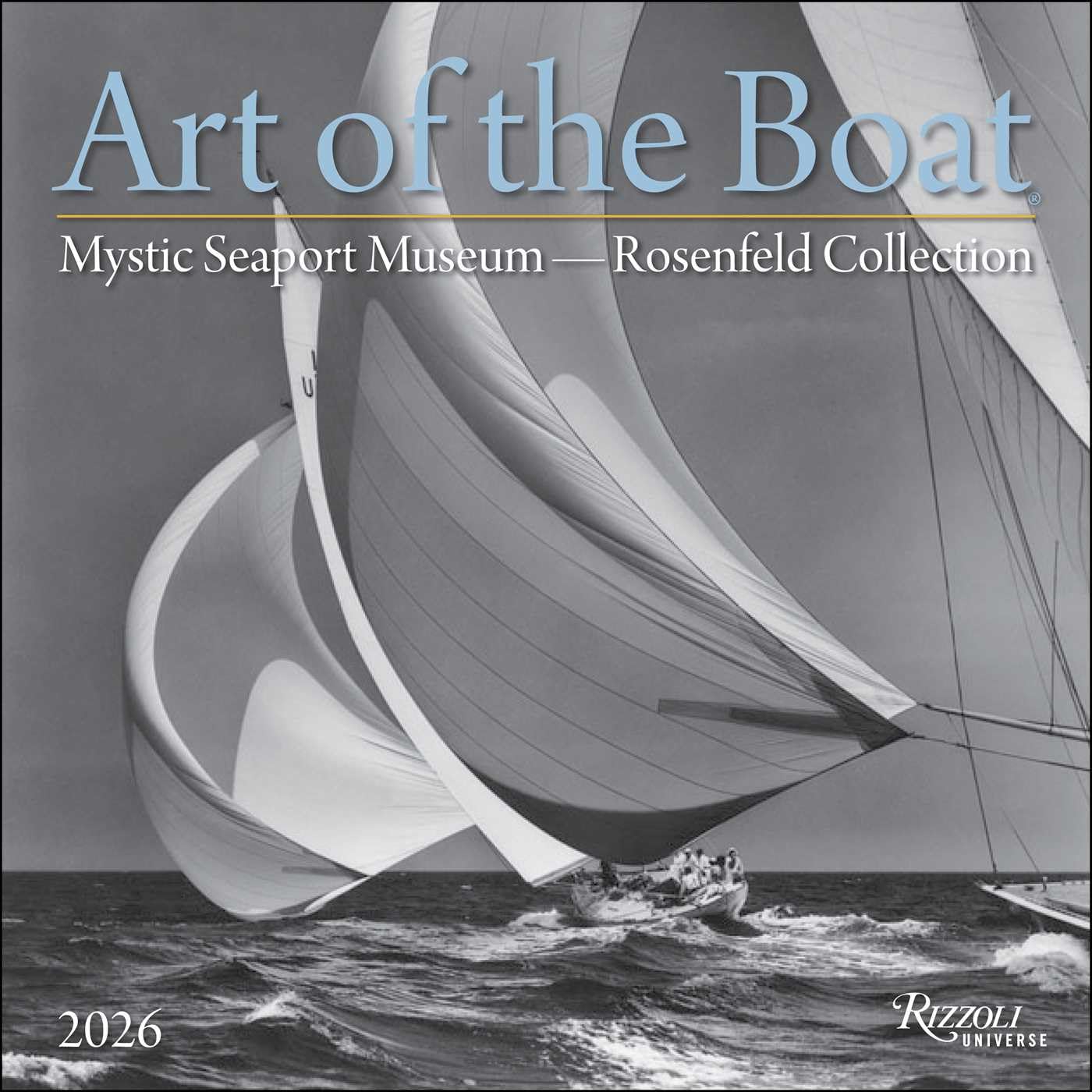 2026 Art of the Boat - Square Wall Calendar