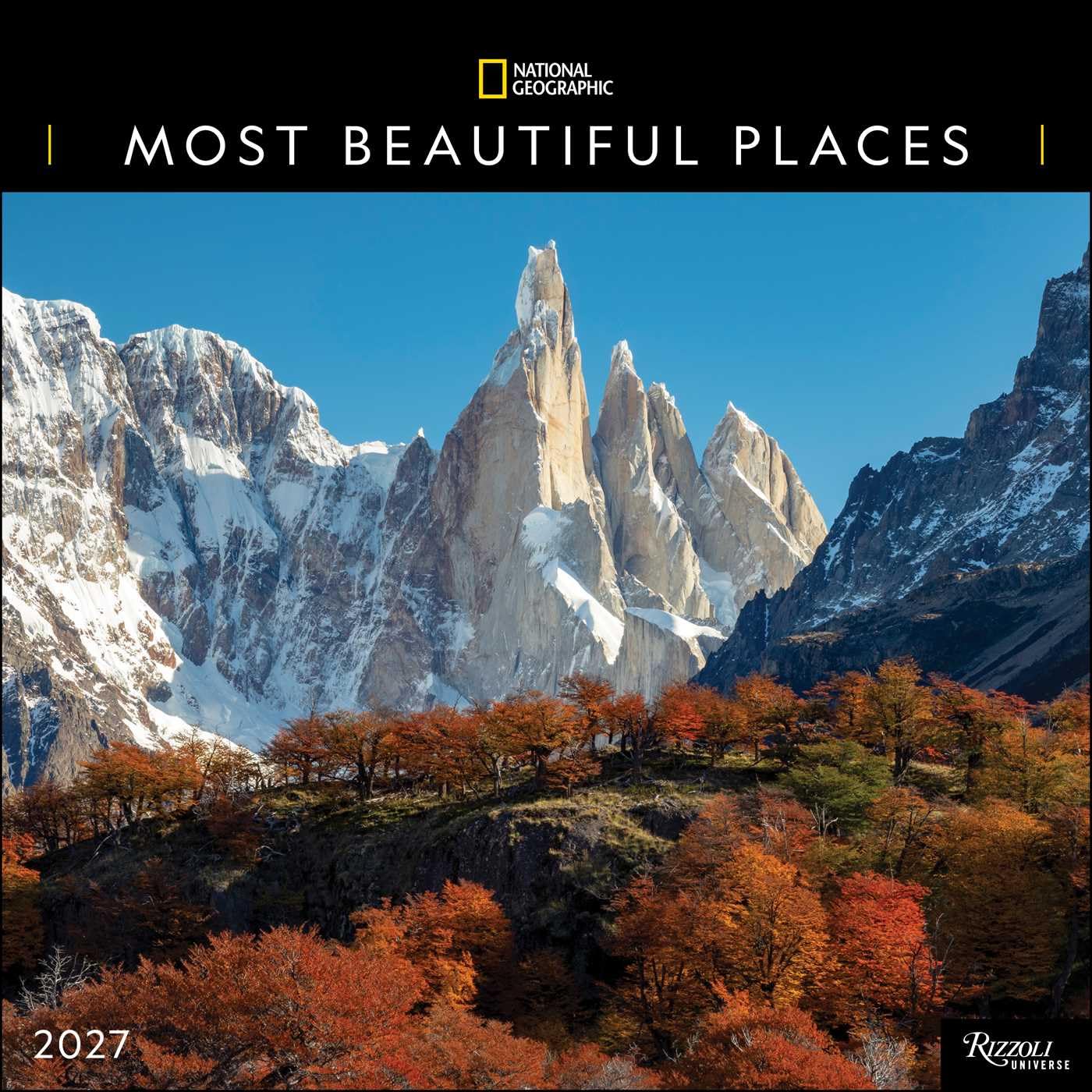 2027 Most Beautiful Places: Nat Geo - Square Wall Calendar