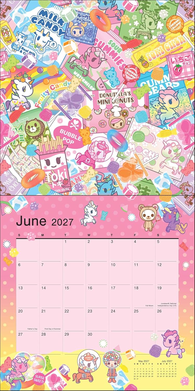 2027 Tokidoki - Square Wall Calendar