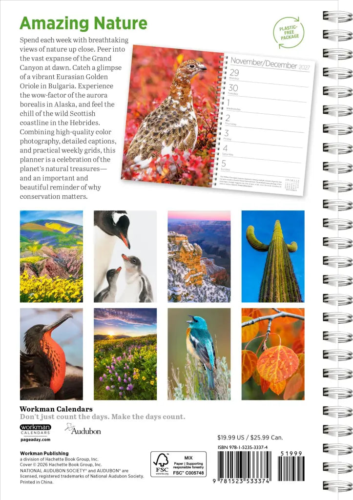 2027 Audubon Engagement - Weekly Diary/Planner