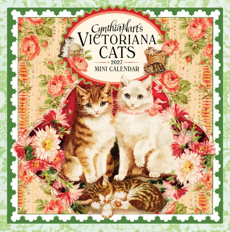 2027 Cynthia Hart's Victoriana Cats - Mini Wall Calendar
