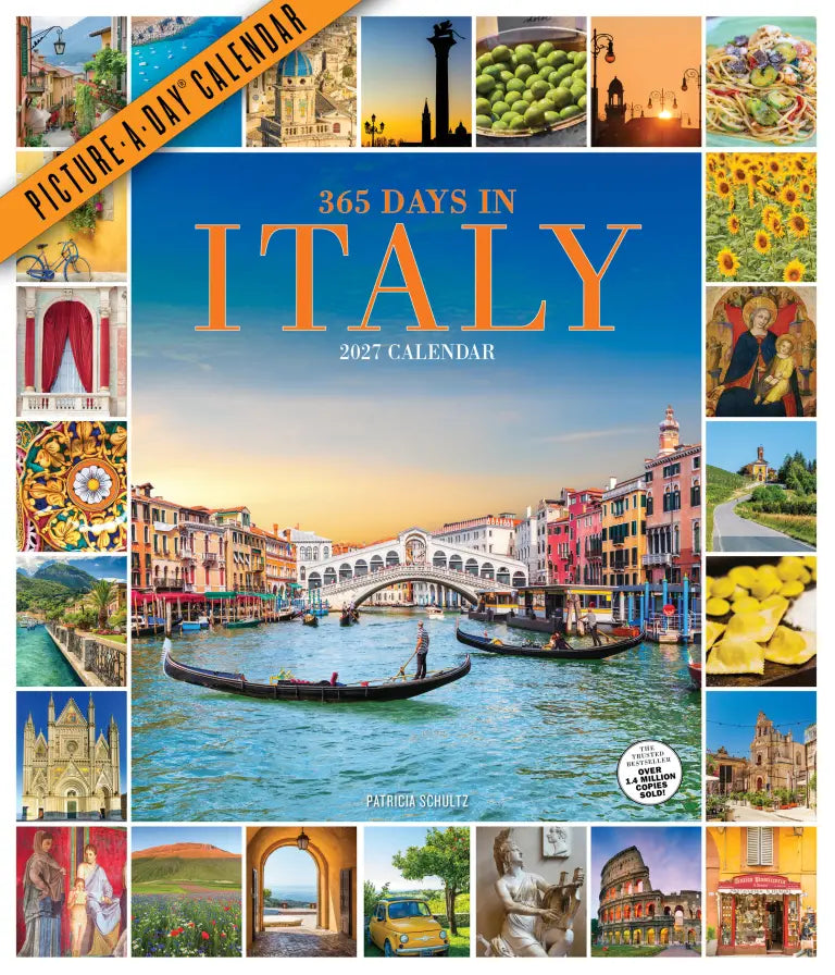 2027 365 Days in Italy Picture-A-Day - Deluxe Wall Calendar
