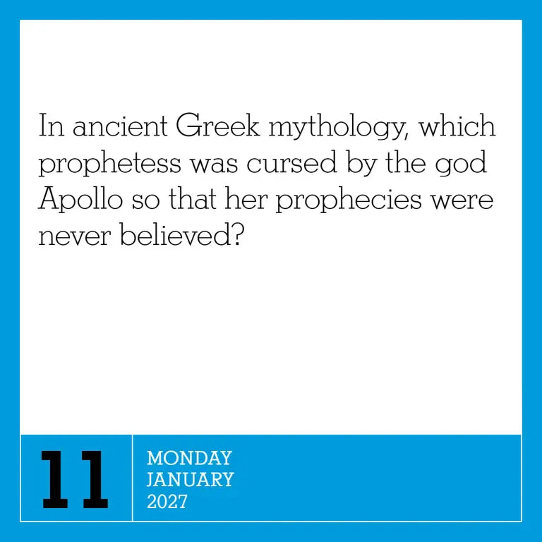 2027 365 Days of Amazing Trivia - Daily Boxed Page-A-Day Calendar