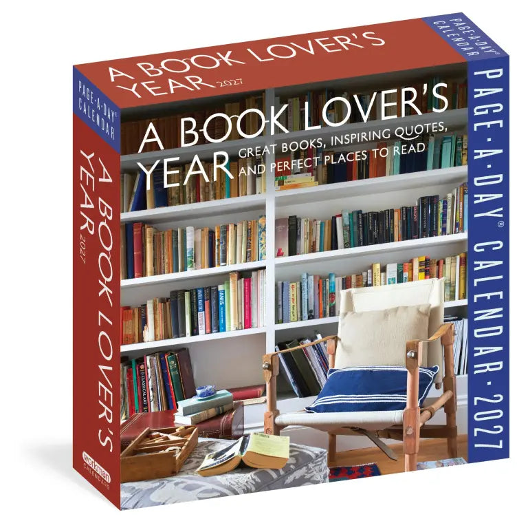 2027 Book Lover's Year - Daily Boxed Page-A-Day Calendar