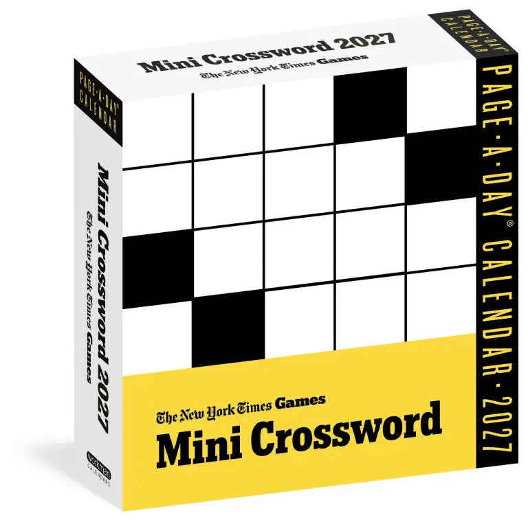 2027 New York Times Mini Crossword - Daily Boxed Page-A-Day Calendar