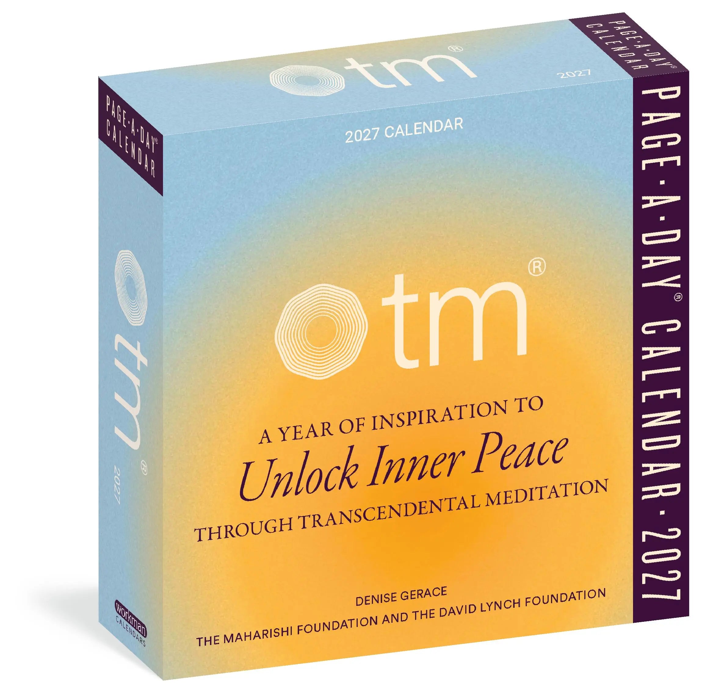 2027 TM (Transcendental Meditation) - Daily Boxed Page-A-Day Calendar