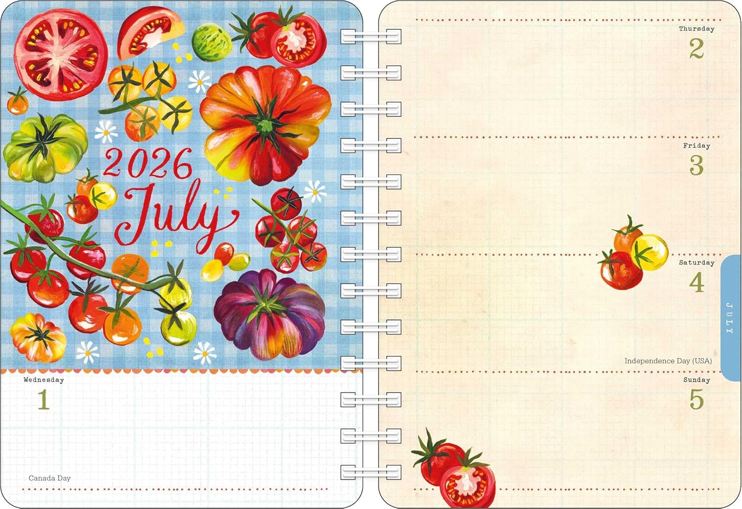 2026 Katie Daisy: Bloom & Grow - Monthly & Weekly Diary/Planner