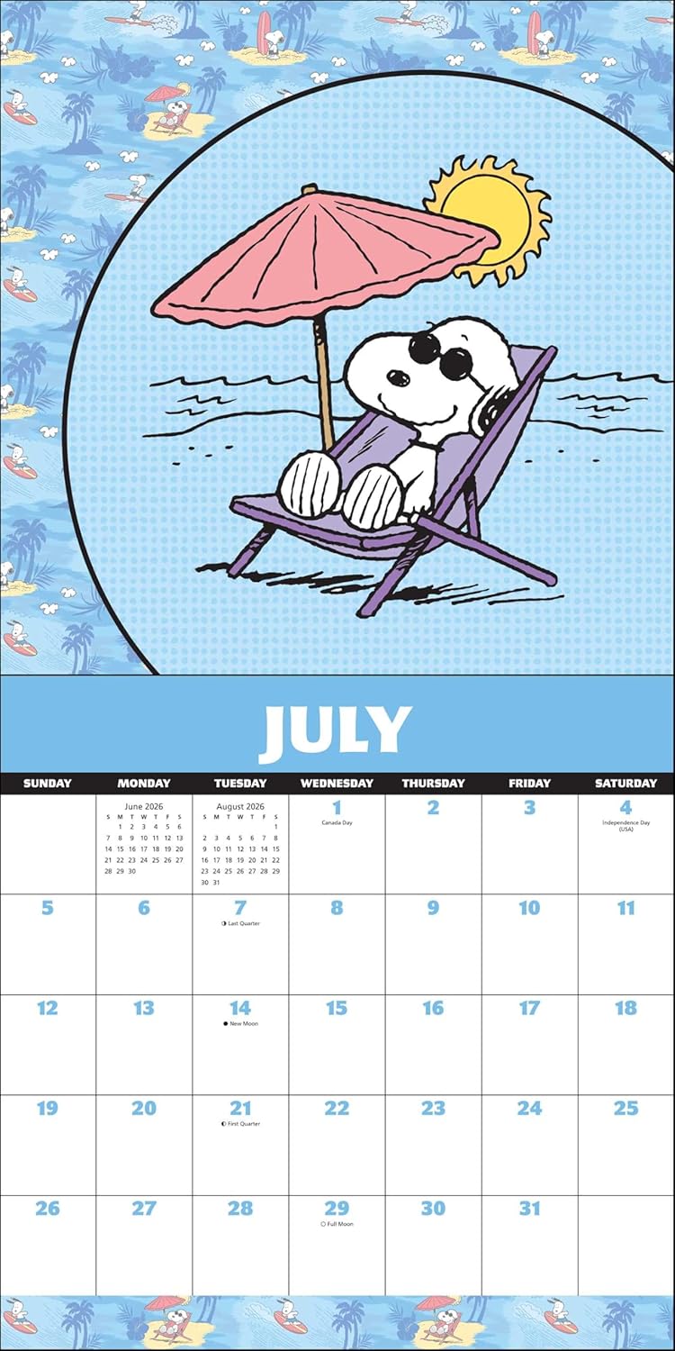 2026 Snoopy - Square Wall Calendar