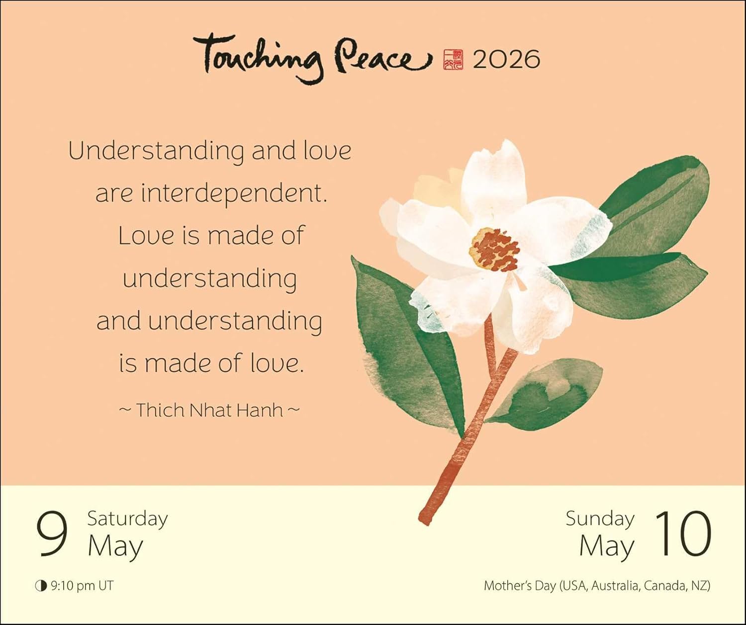 2026 Touching Peace: Thich Nhat Hanh - Boxed Page-A-Day