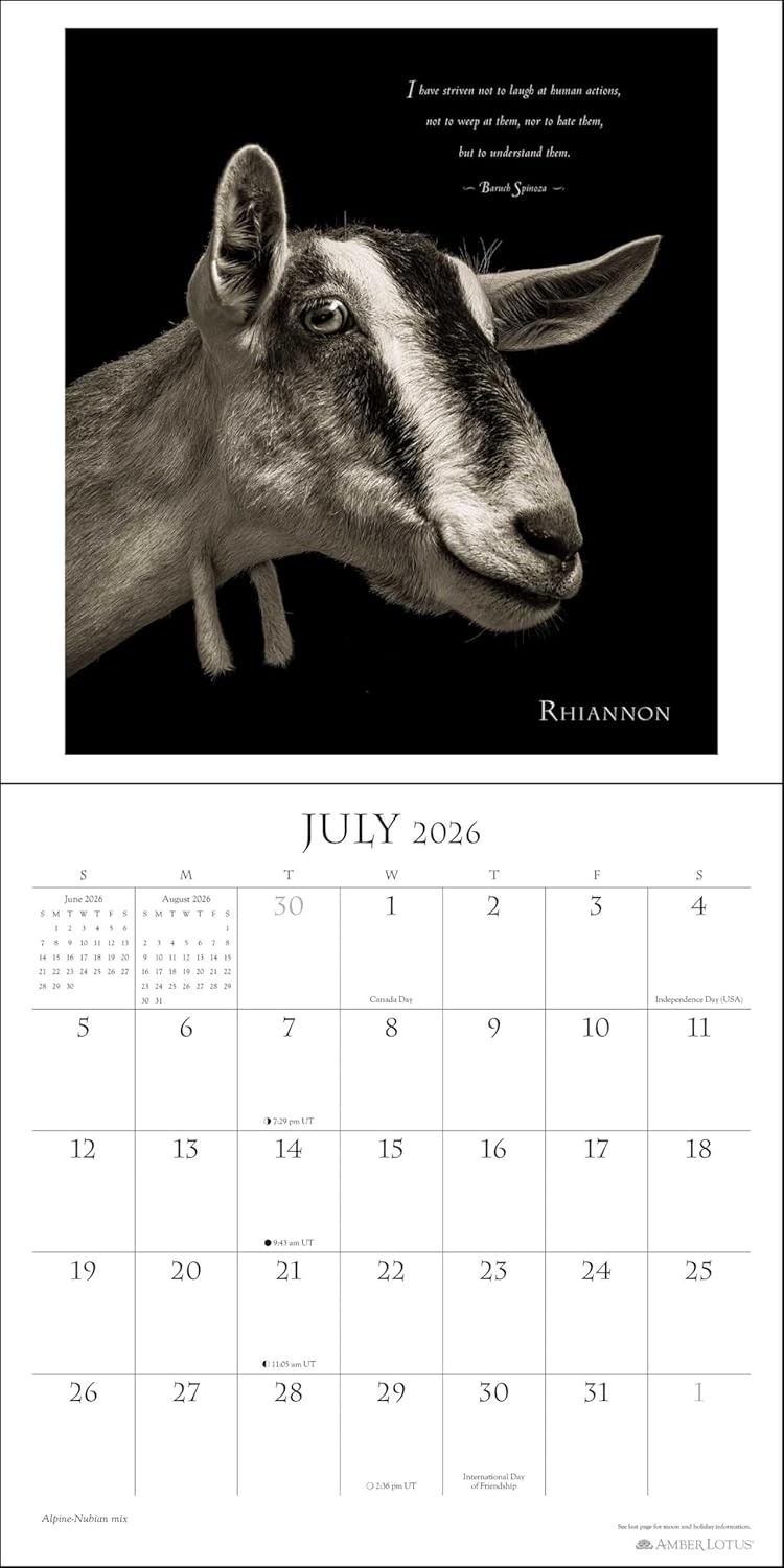 2026 I Am Goat - Square Wall Calendar