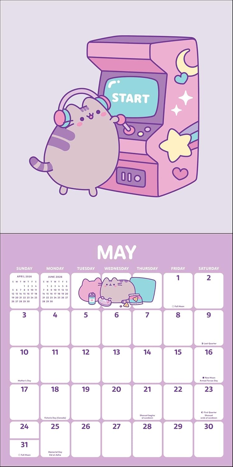2026 Pusheen - Square Wall Calendar