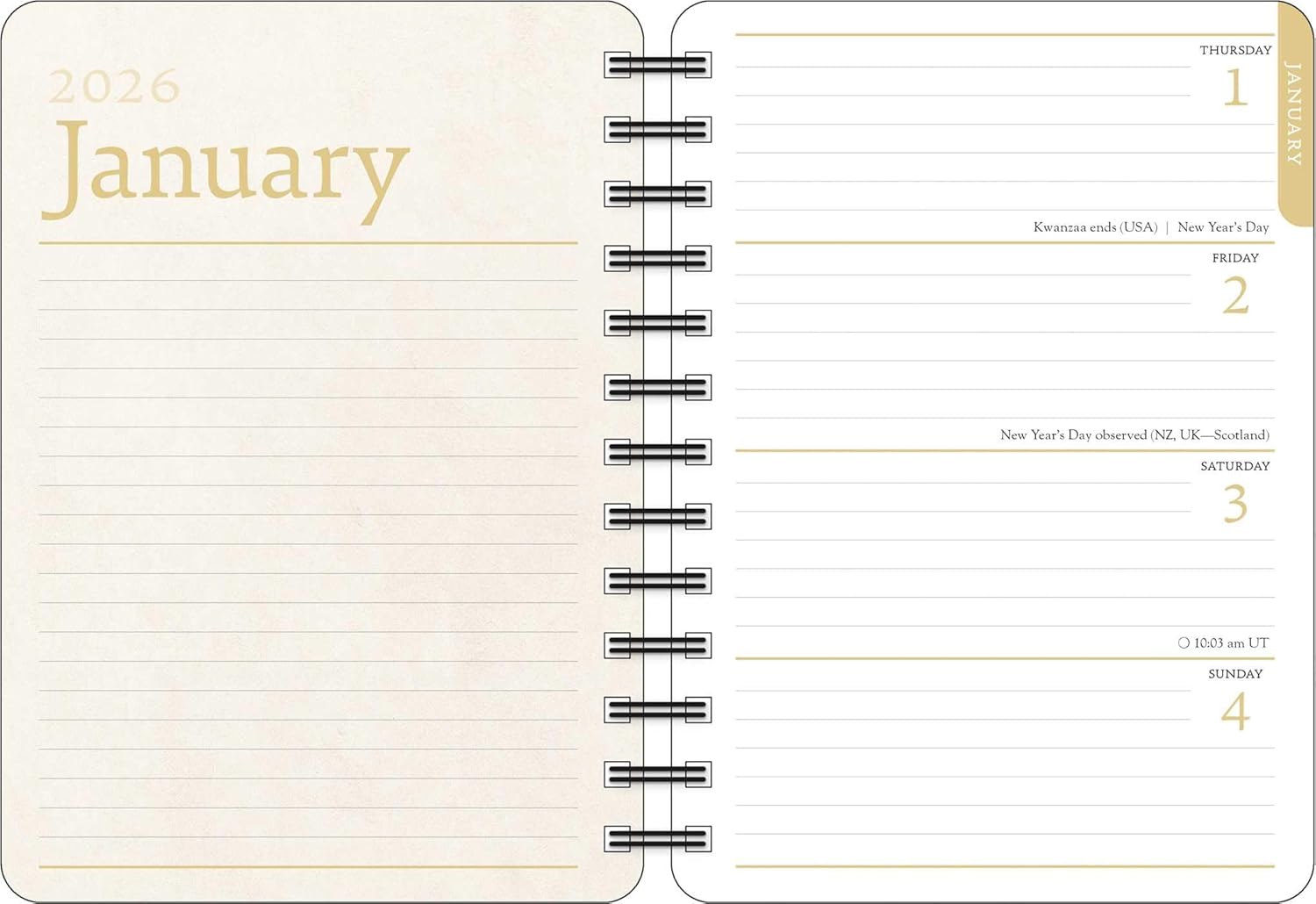 2026 Zen Cat - Monthly & Weekly Diary/Planner