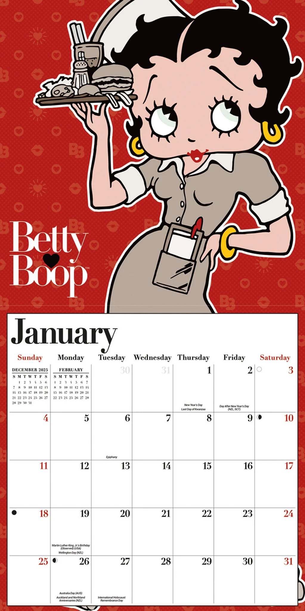 2026 Betty Boop v2 - Square Wall