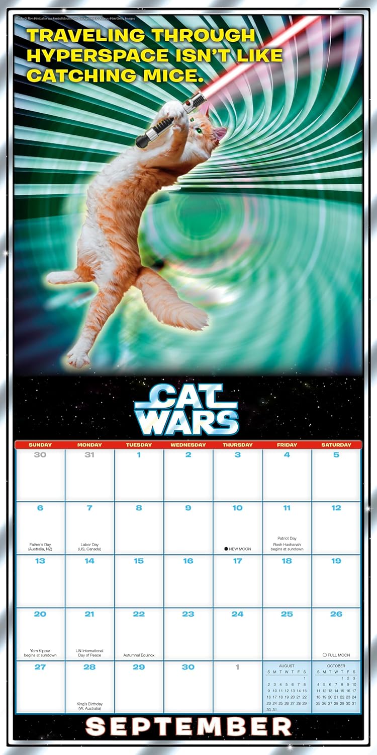 2026 Cat Wars - Square Wall Calendar