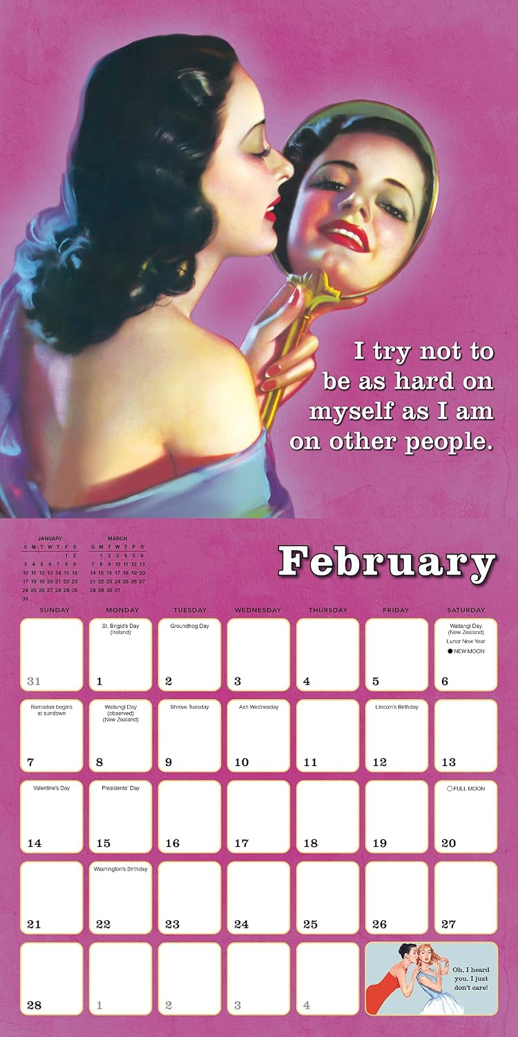 2027 B Word - Square Wall Calendar