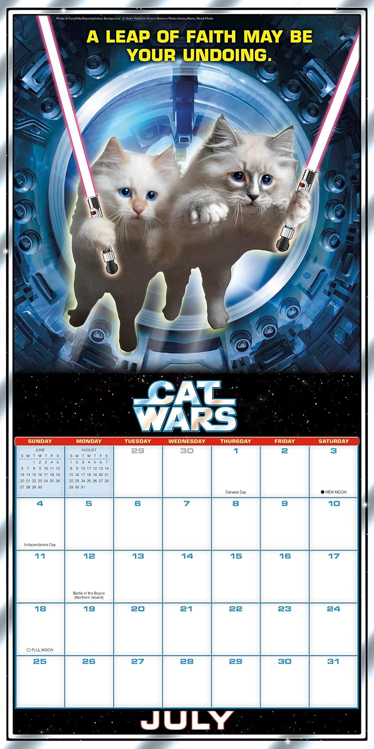 2027 Cat Wars - Square Wall Calendar