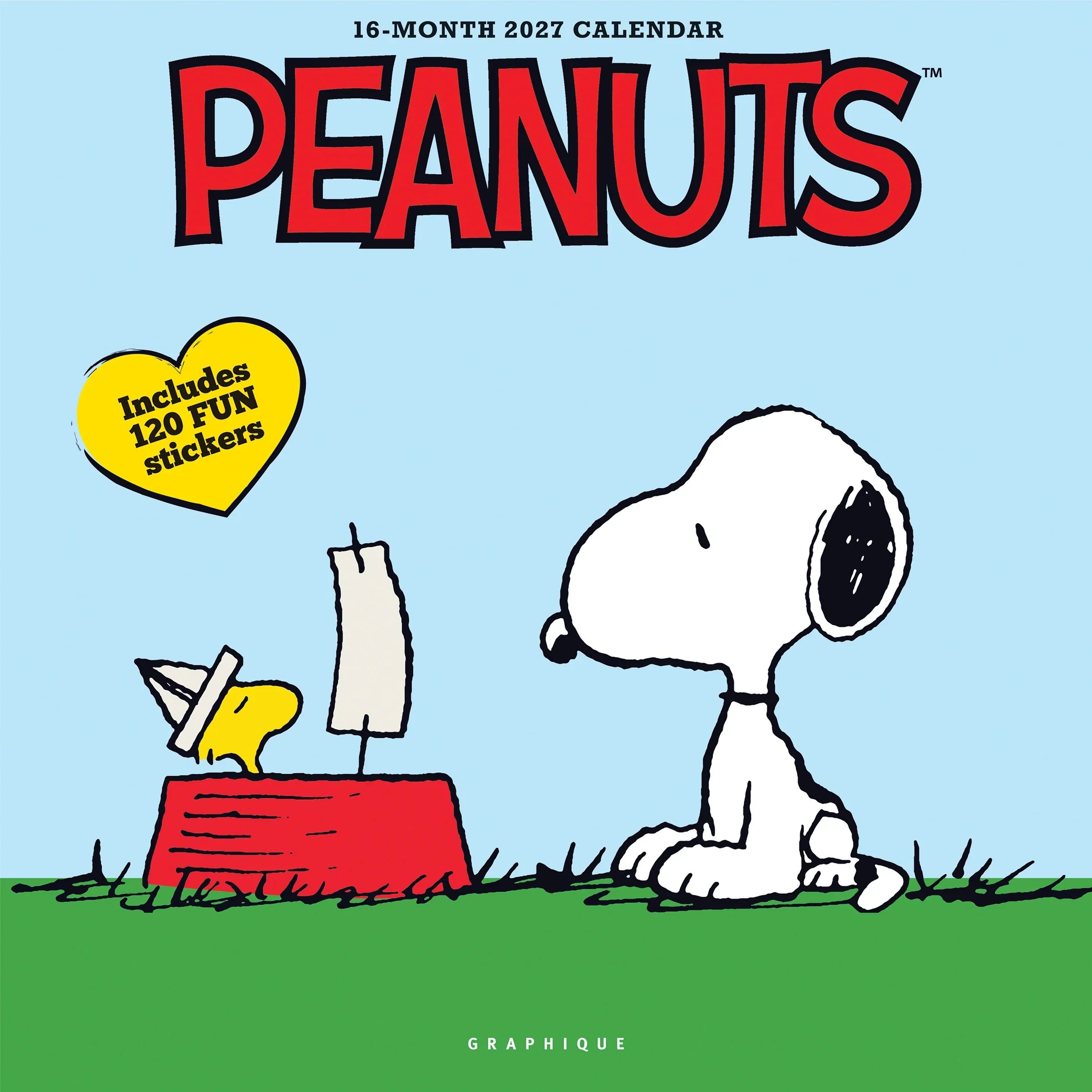 2027 Peanuts - Square Wall Calendar
