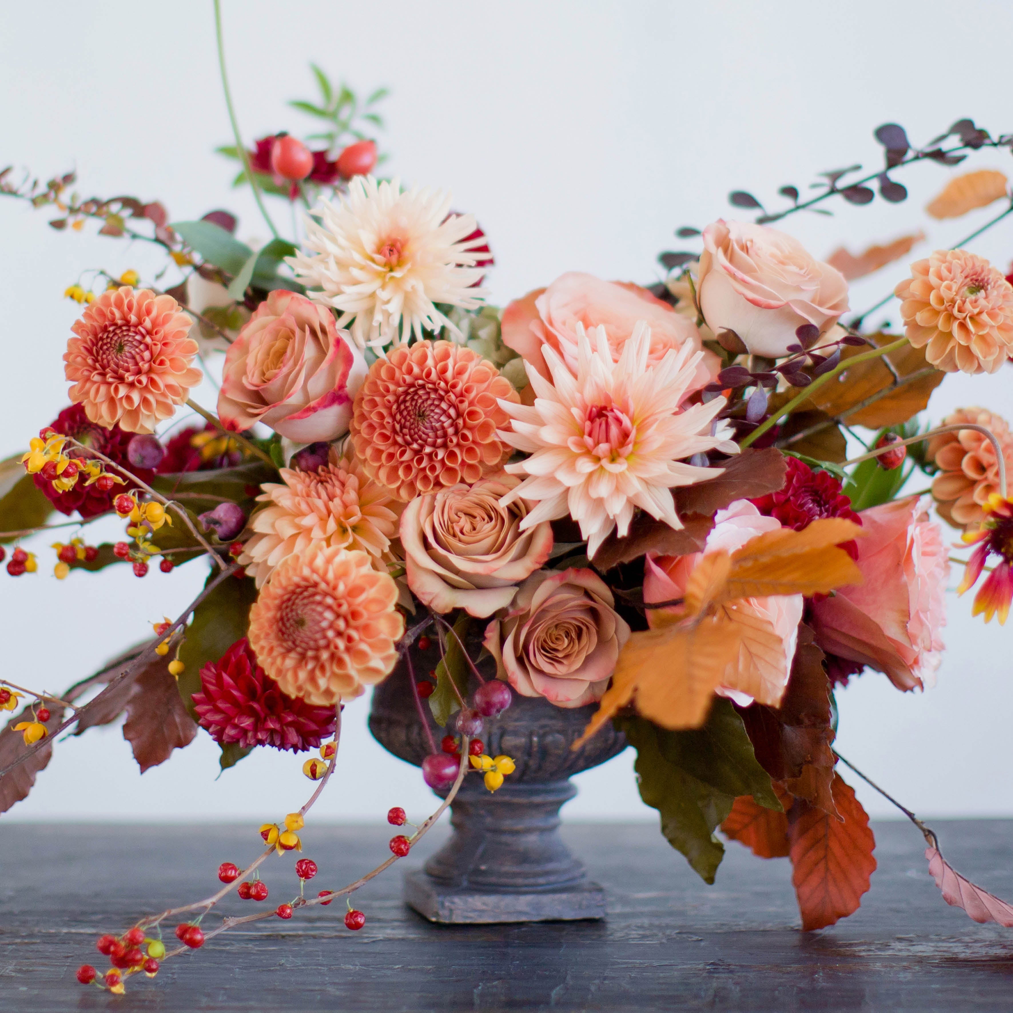 2026 Flower Arrangements - Square Wall Calendar