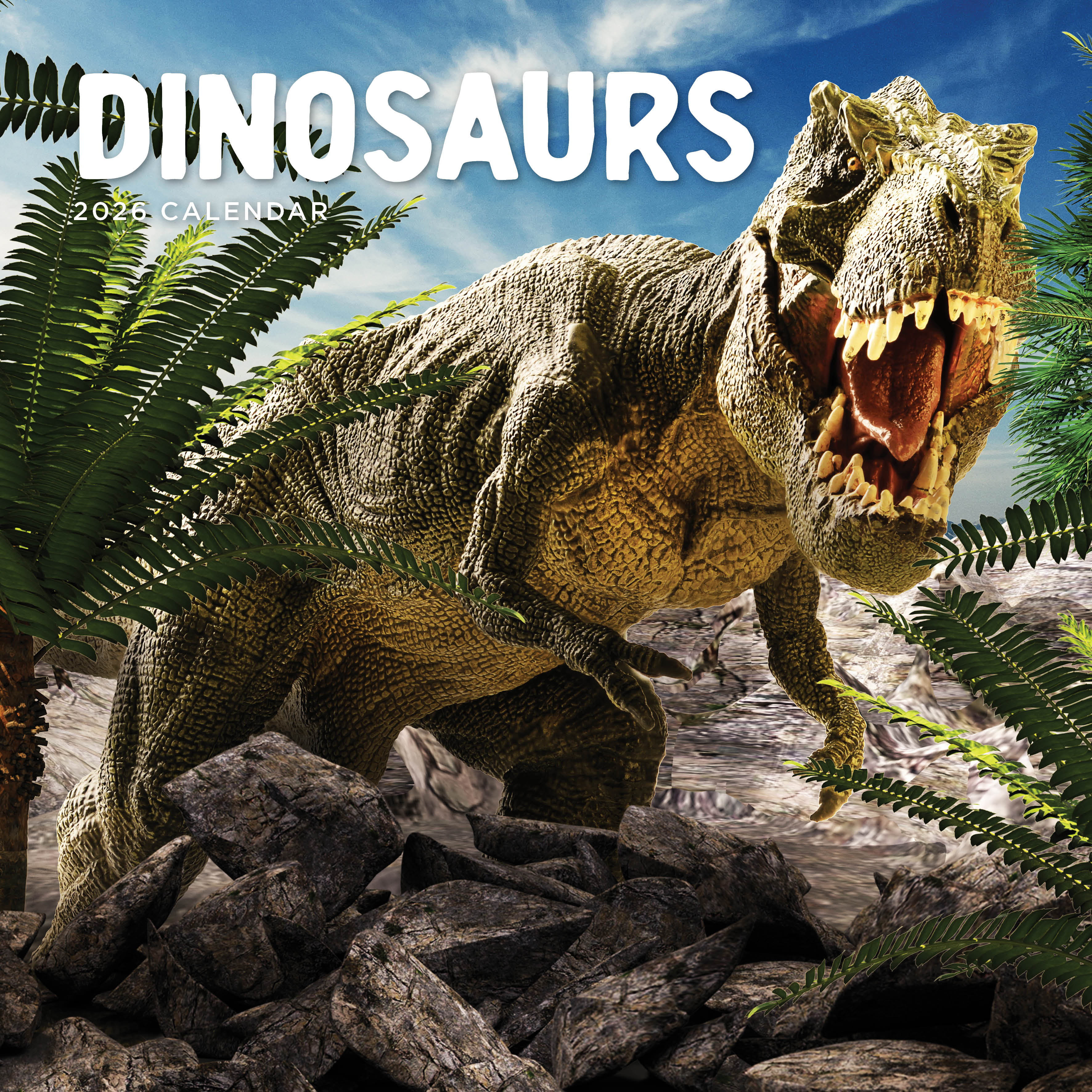 2026　DINOSAUR CALENDAR　恐竜博物館　カレンダー　2部セット 2026 Dinosaurs - Square Wall Calendar