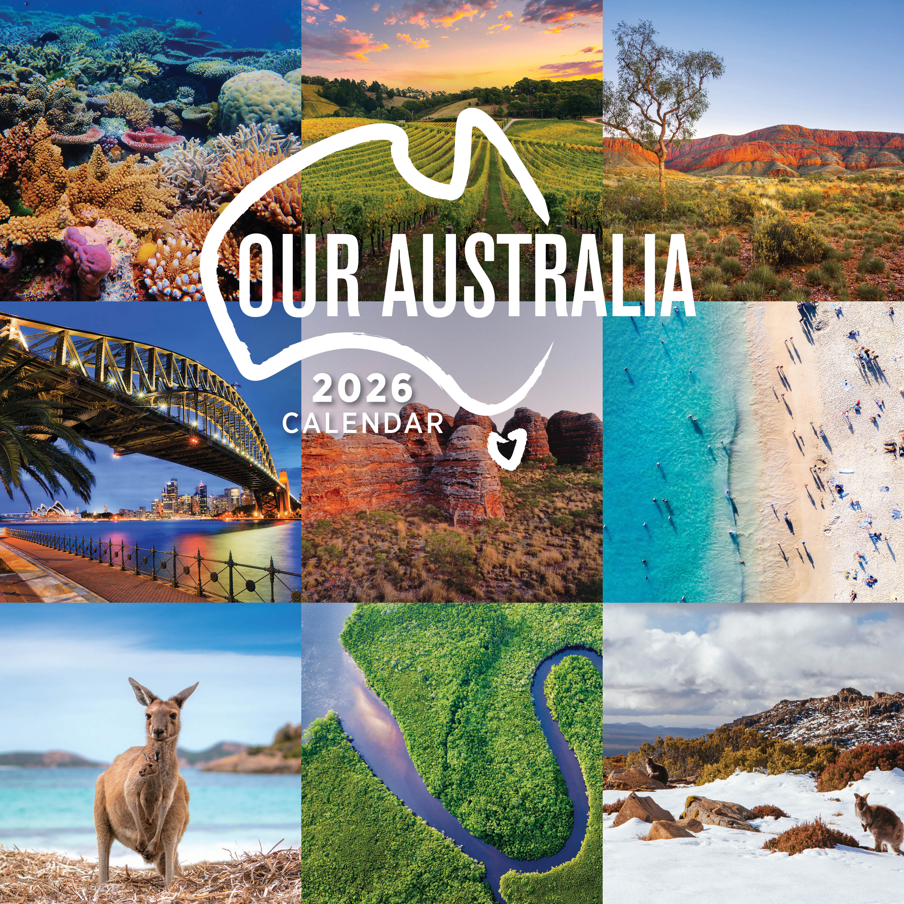 2026 Our Australia - Square Wall Calendar