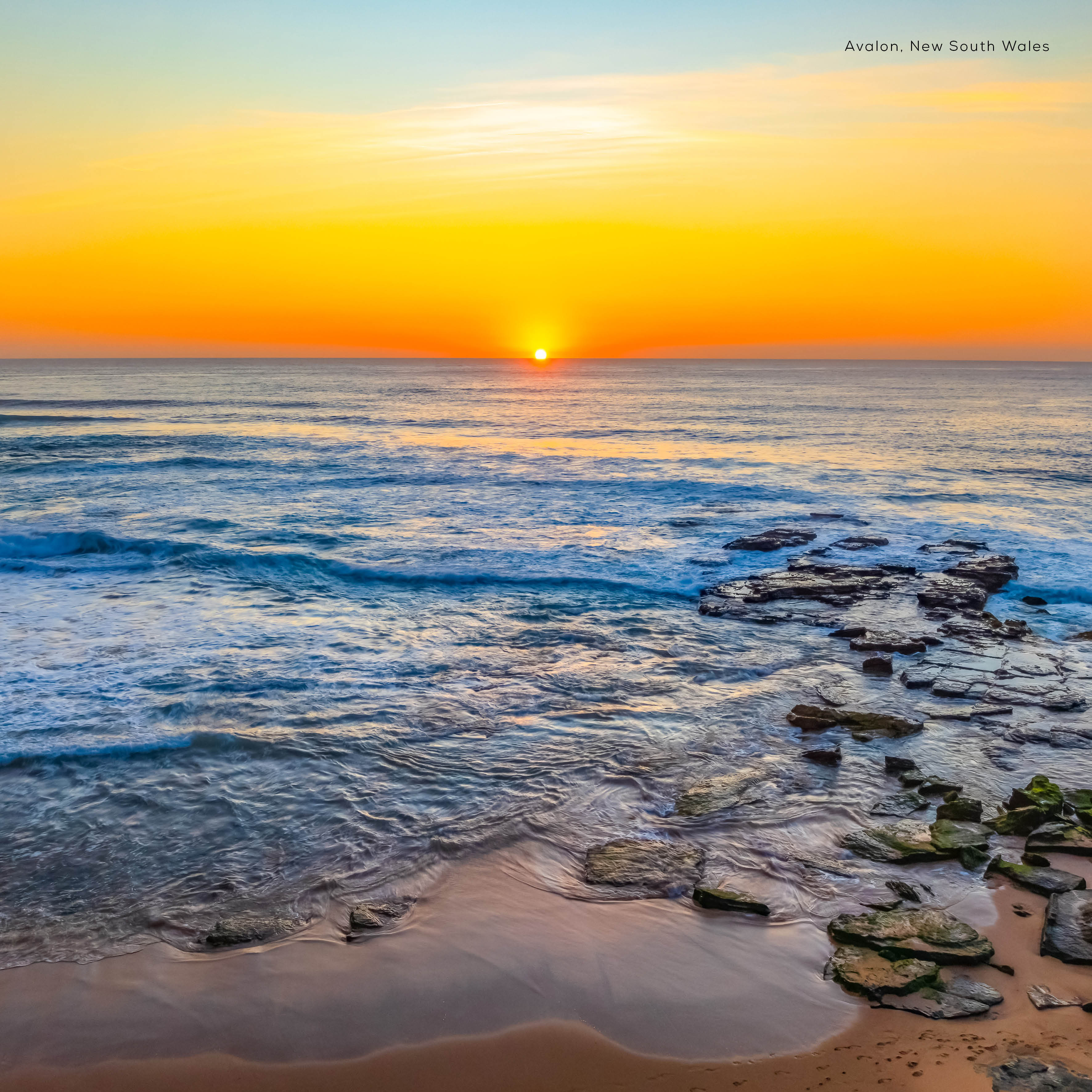 2026 Our Australia Coast to Coast Sunrises - Square Wall Calendar