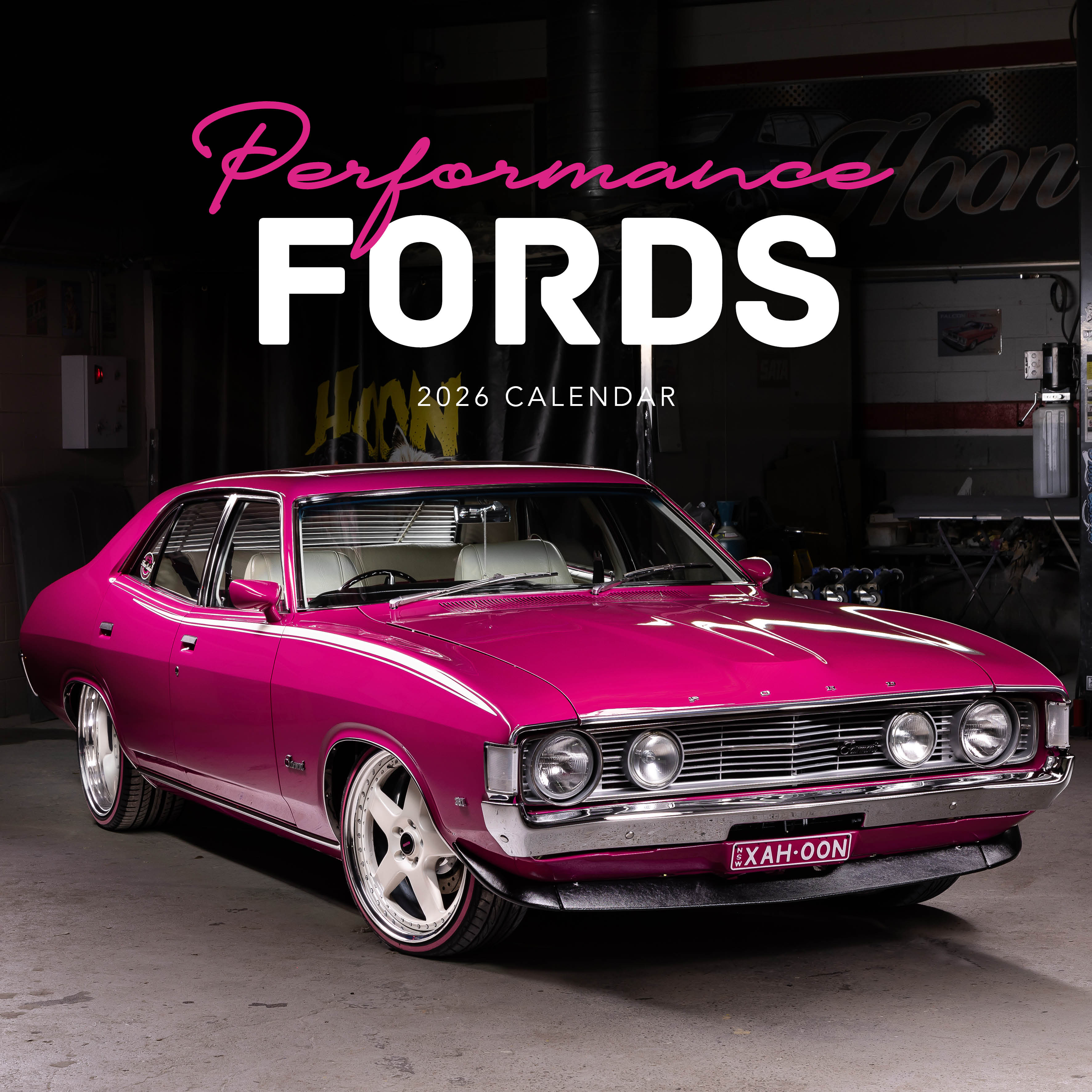 2026 Performance Fords - Square Wall Calendar