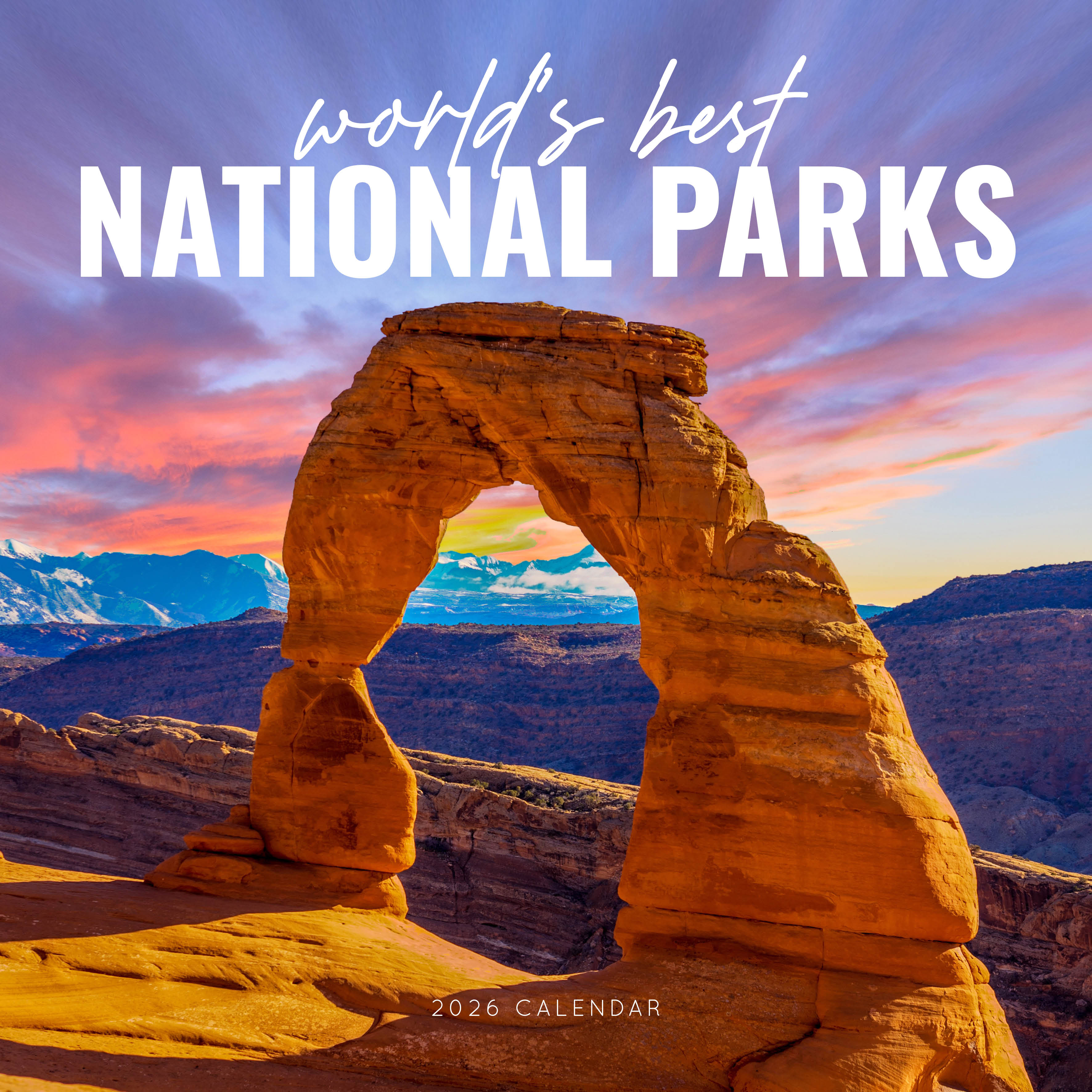 2026 World's Best National Parks - Square Wall Calendar
