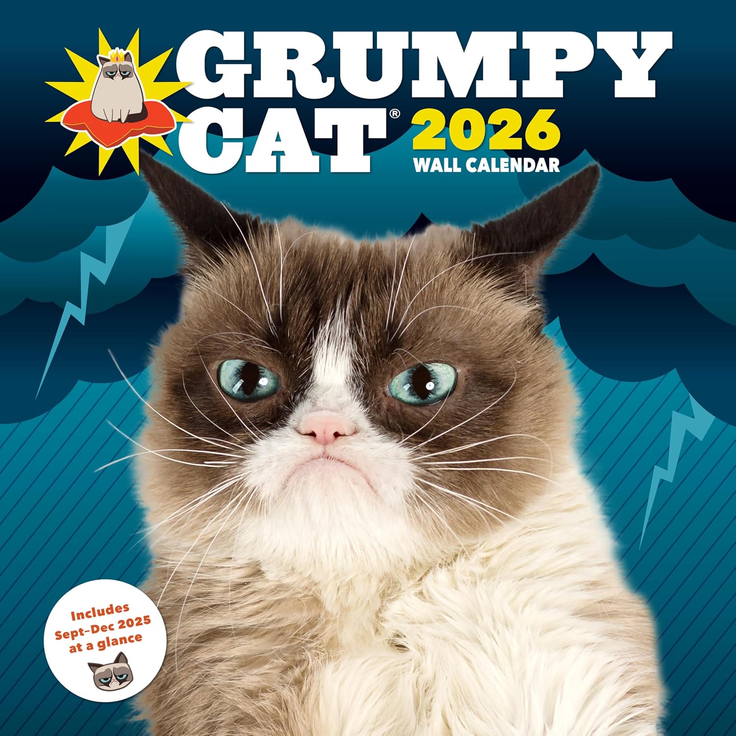2026 Grumpy Cat - Square Wall Calendar