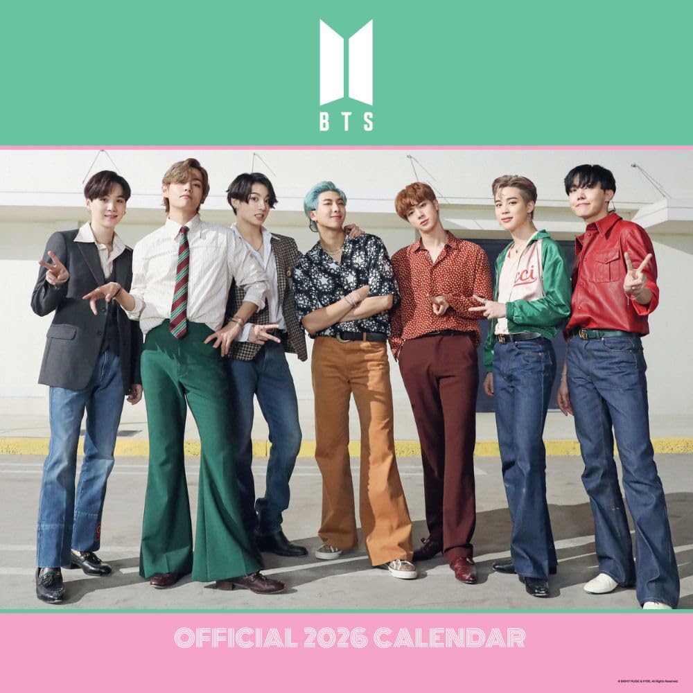 2026 Bts - Square Wall Calendar