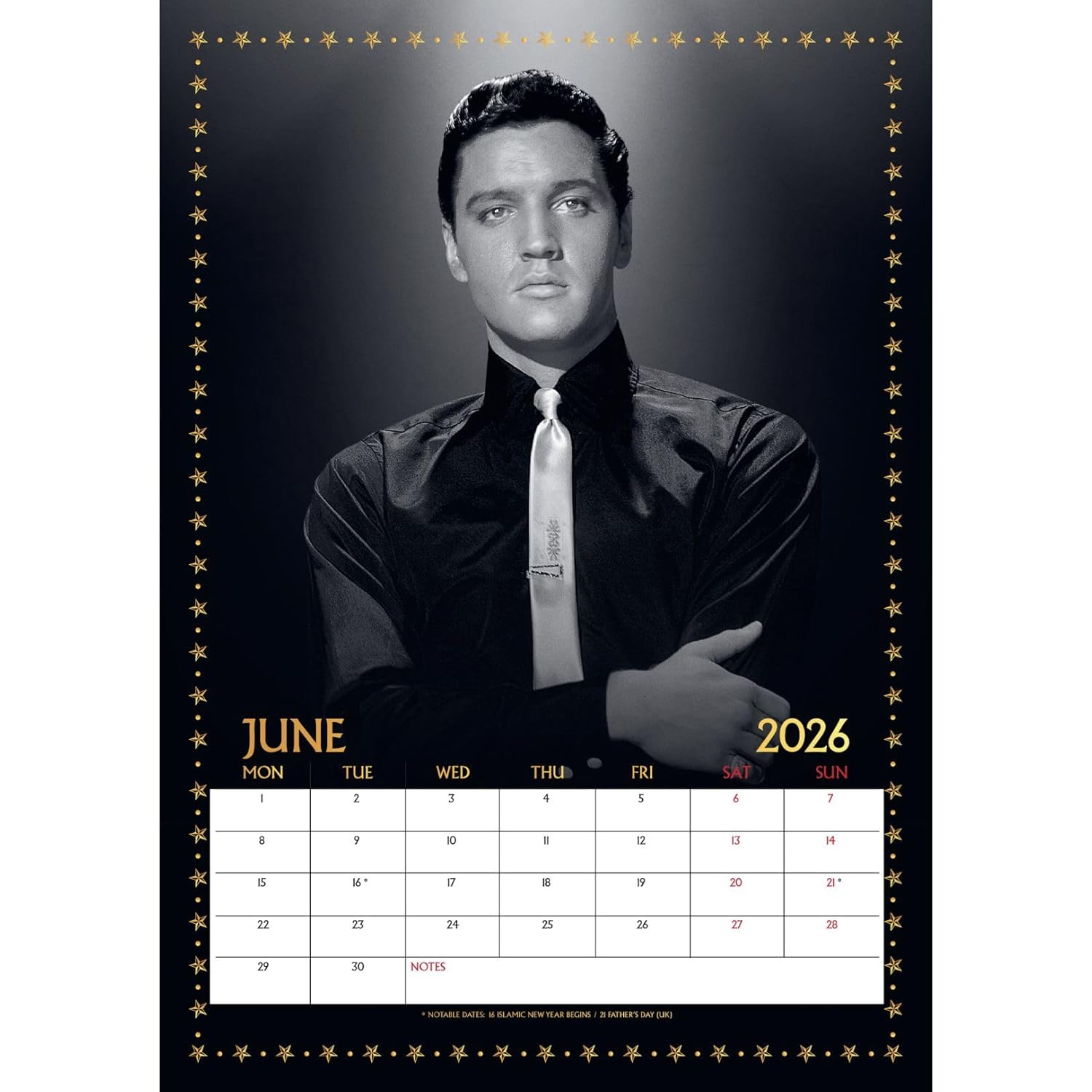 2026 Elvis - A3 Wall Calendar