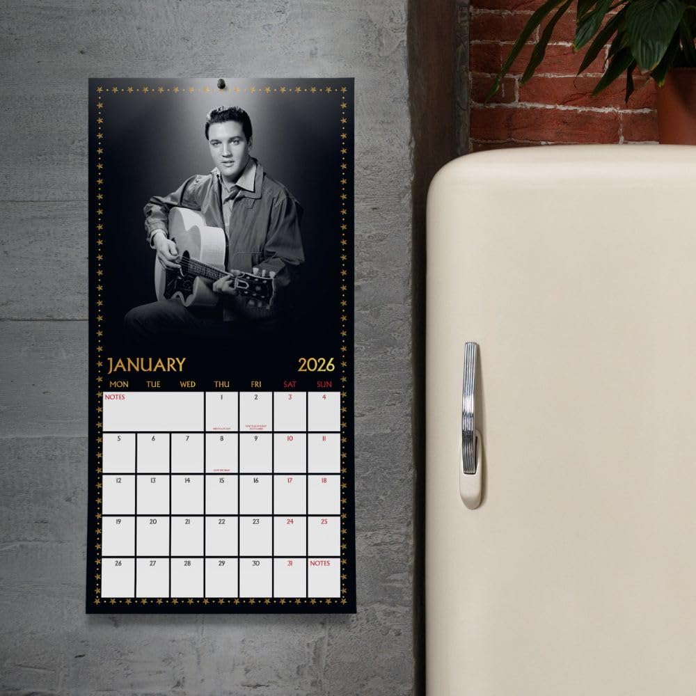 2026 Elvis - Square Wall Calendar