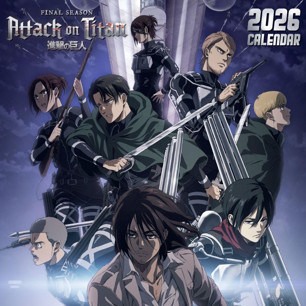 2026 Attack On Titan - Square Wall Calendar