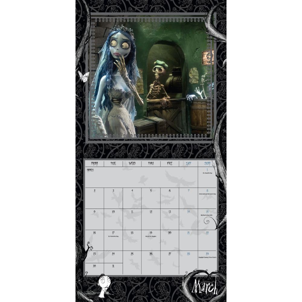 2026 Corpse Bride - Square Wall Calendar