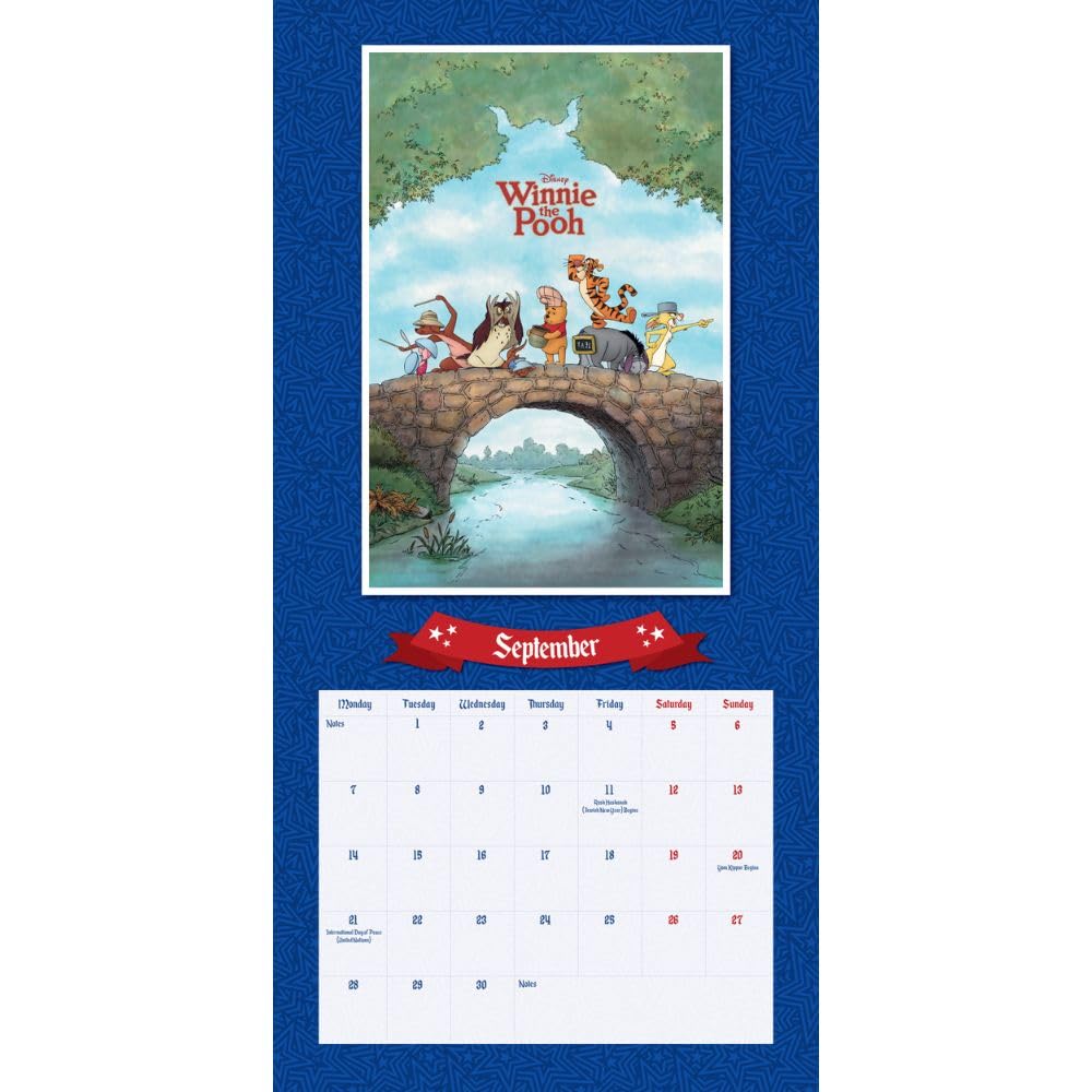 2026 Disney Vintage Posters - Square Wall Calendar
