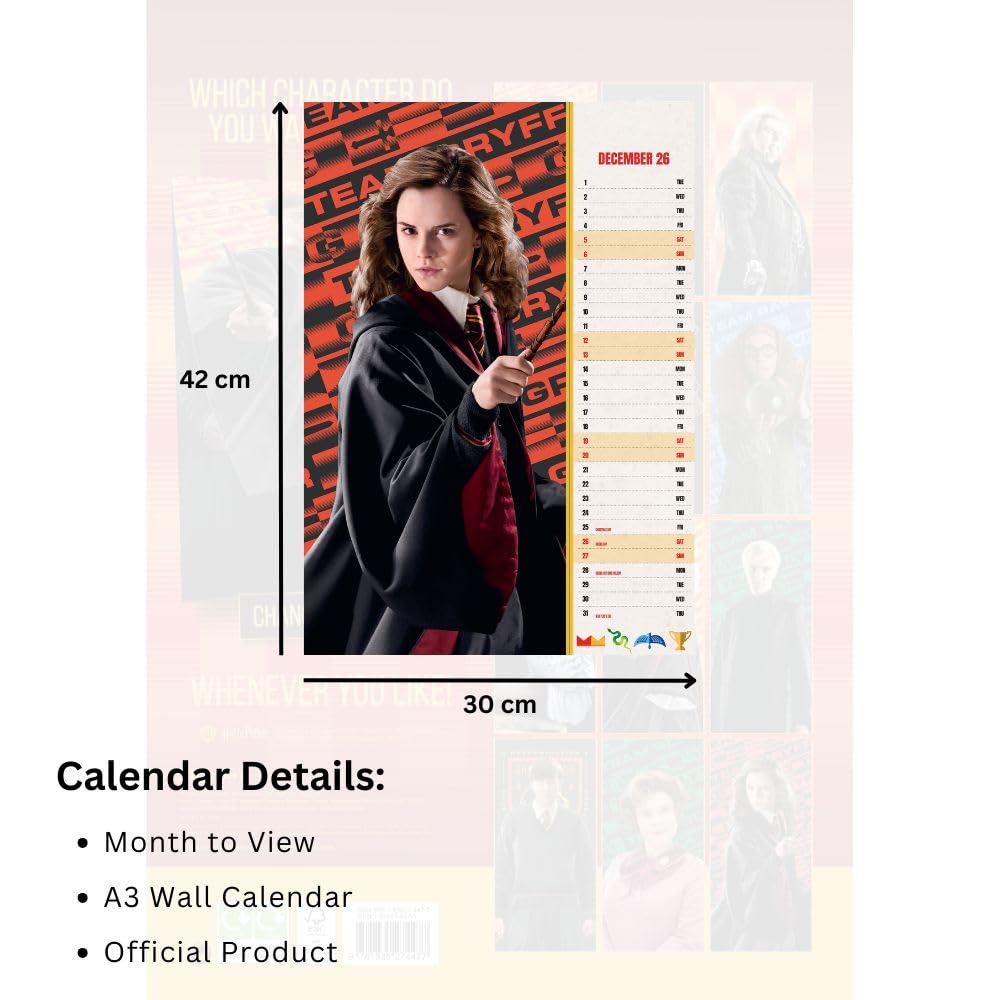 2026 Harry Potter - Change It Up - A3 Wall Calendar