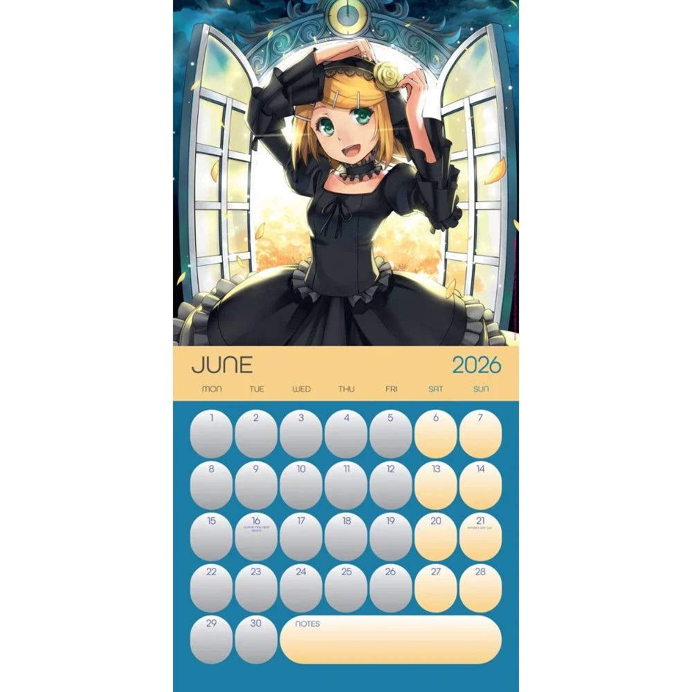 2026 Hatsune Miku - Square Wall Calendar
