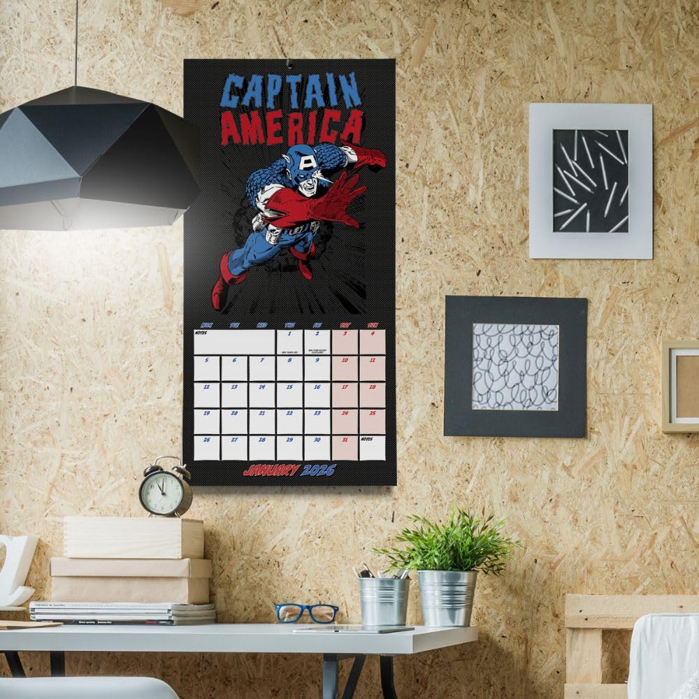 2026 Marvel Comics - Square Wall Calendar