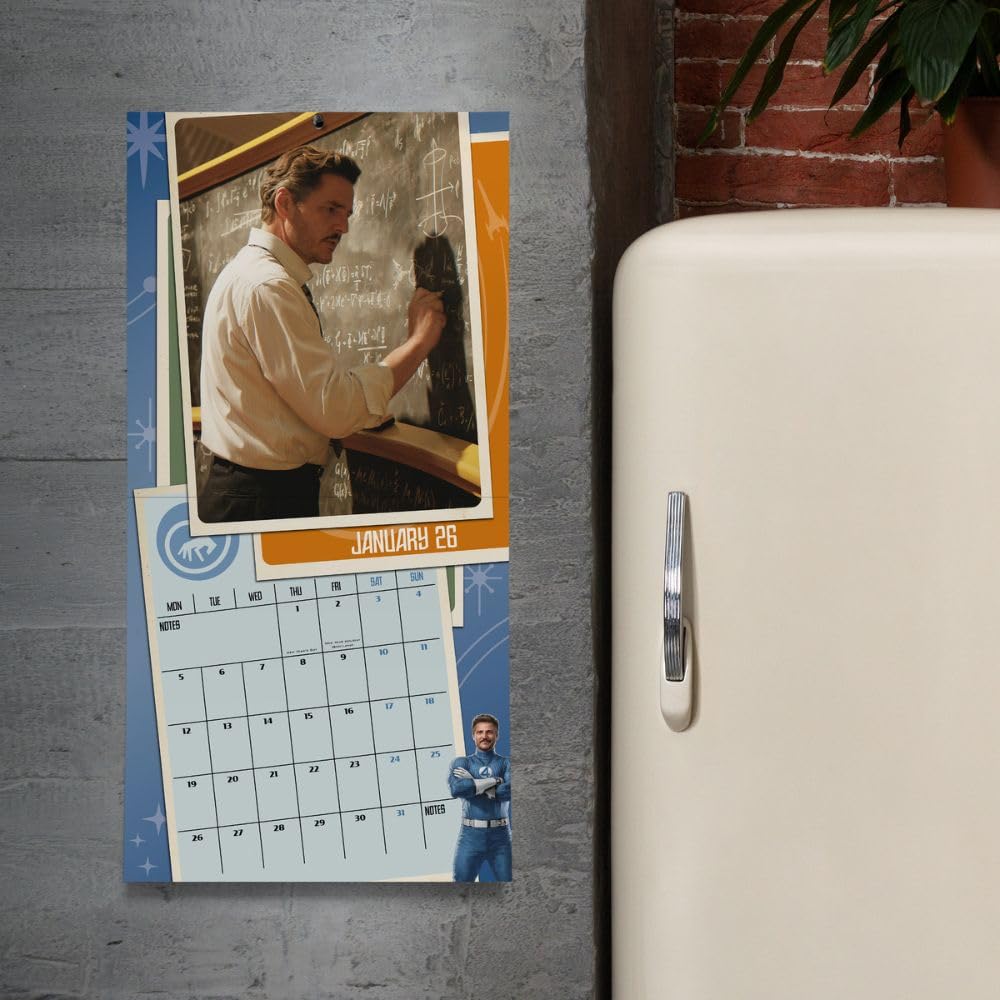 2026 Marvel Fantastic Four Movie - Square Wall Calendar