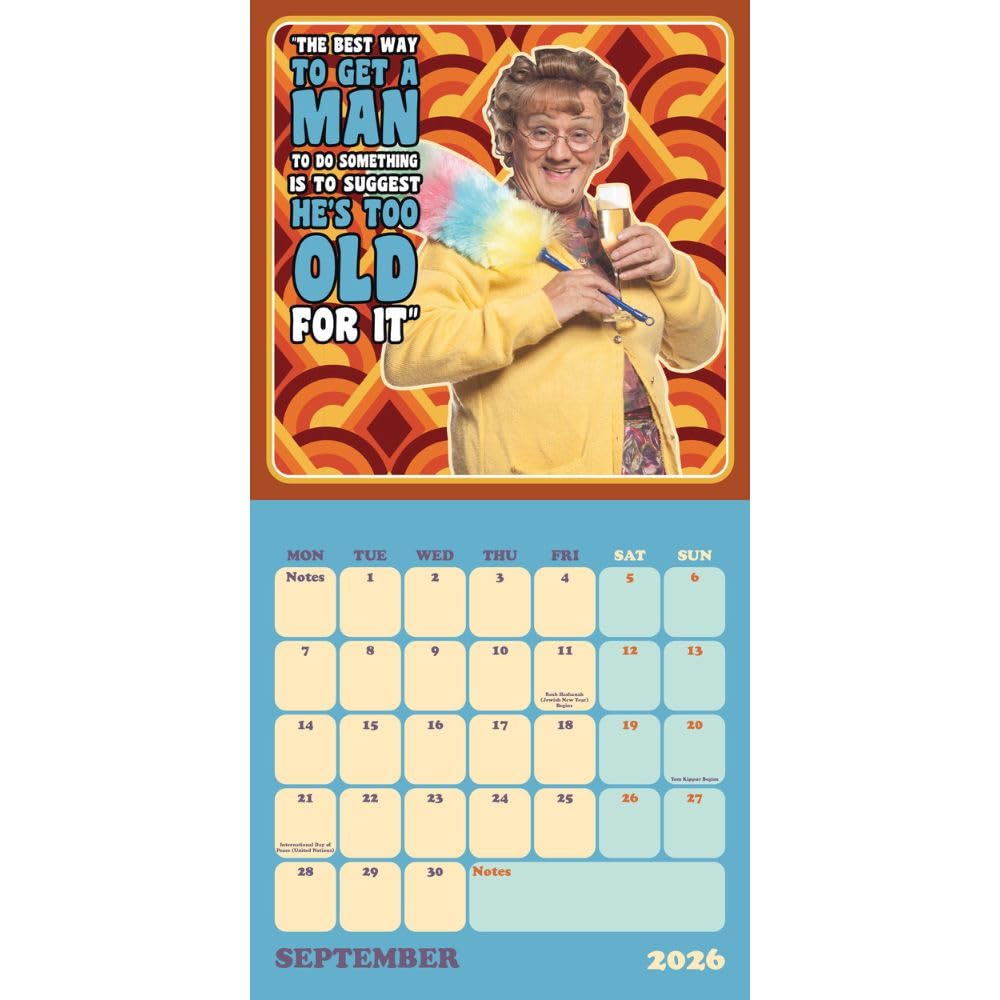 2026 Mrs. Brown's Boys - Square Wall Calendar