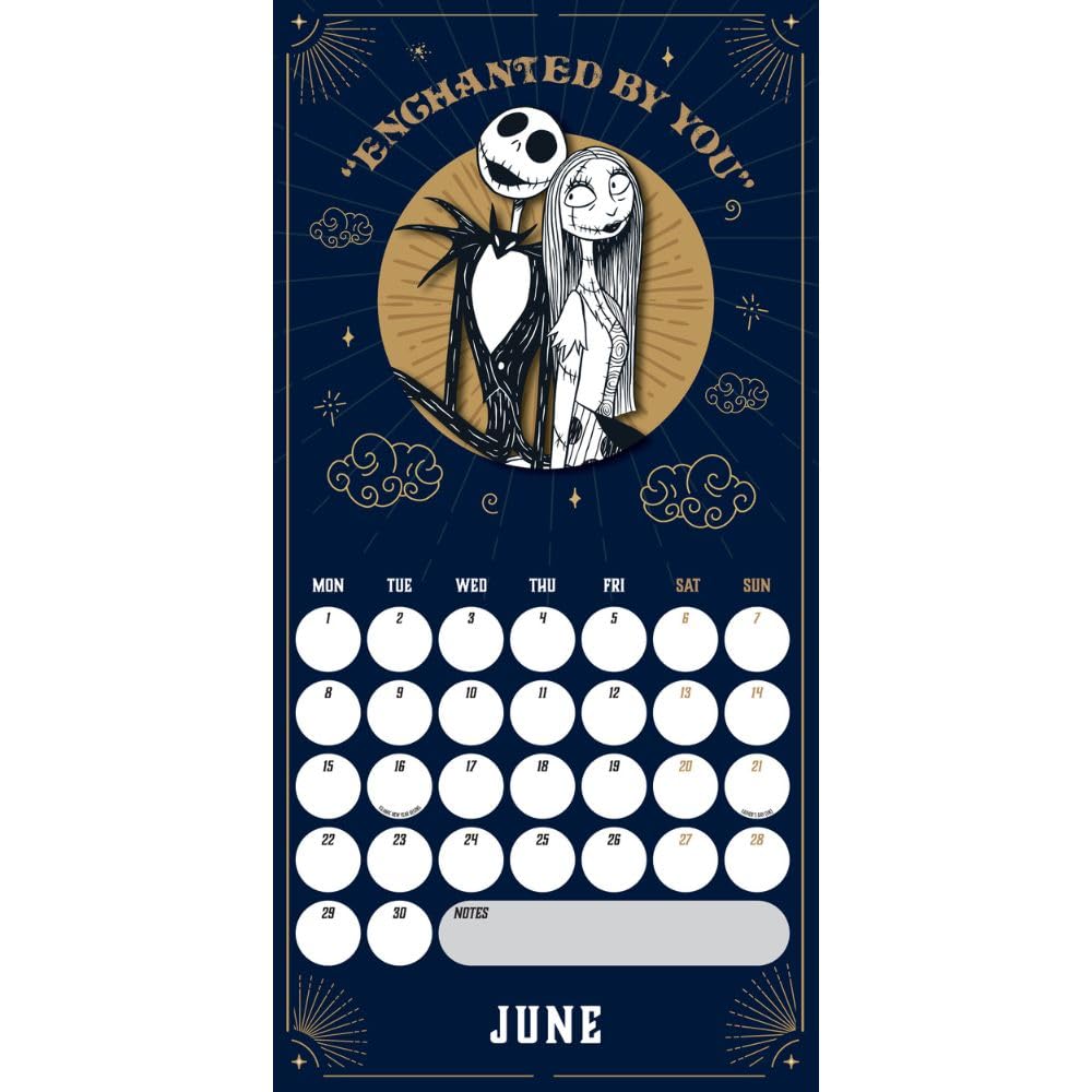 2026 The Nightmare Before Christmas - Square Wall Calendar